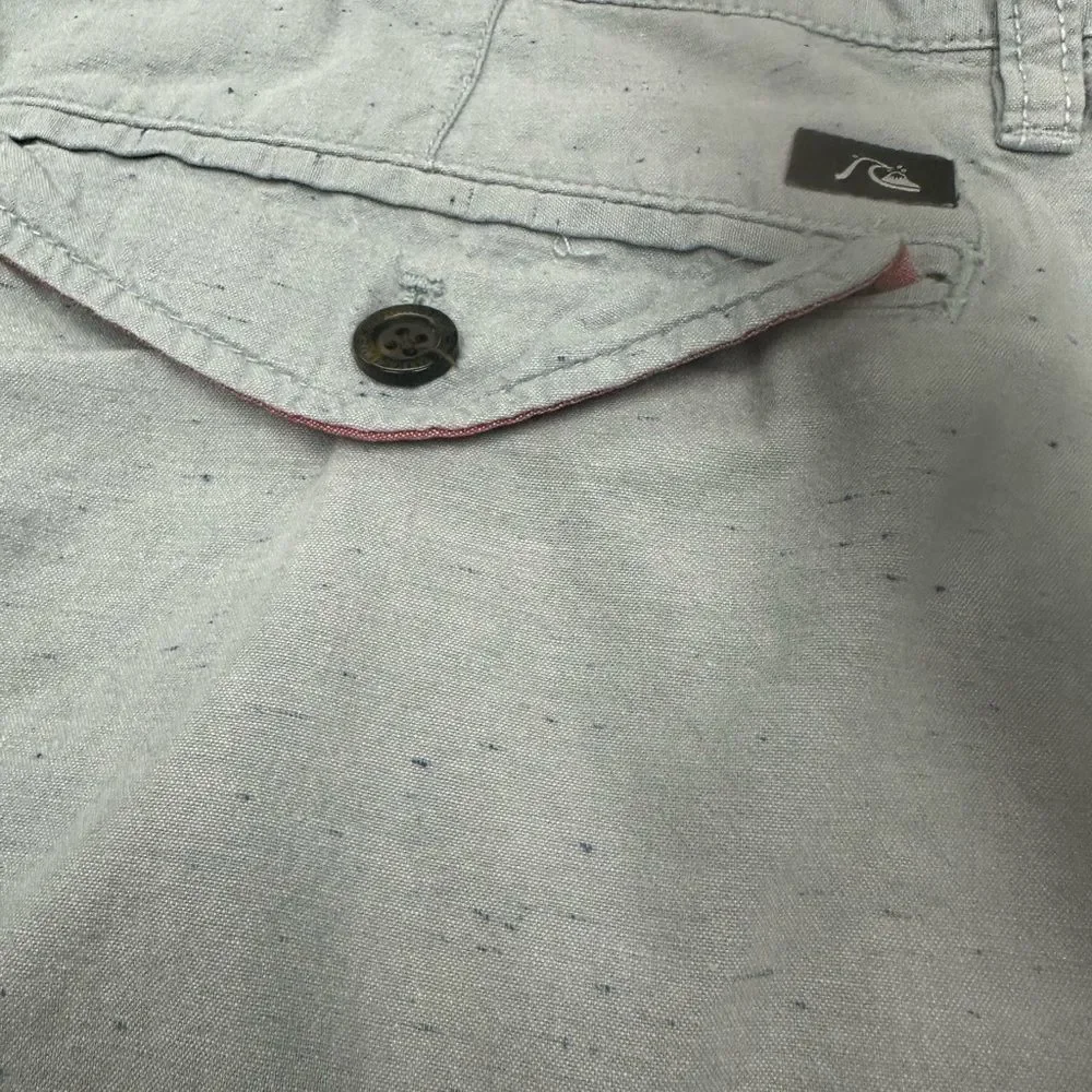 Quiksilver Men's Light Blue Shorts Size 36